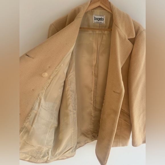 Bogato, size L, lambs wool, cashmere, angora, button up jacket, vintage - Picture 5 of 10